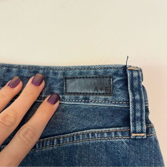 Abercrombie & Fitch Denim Mini Skirt Size 28 - Picture 7 of 10